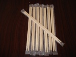 PE Film Packed Round Bamboo Chopsticks